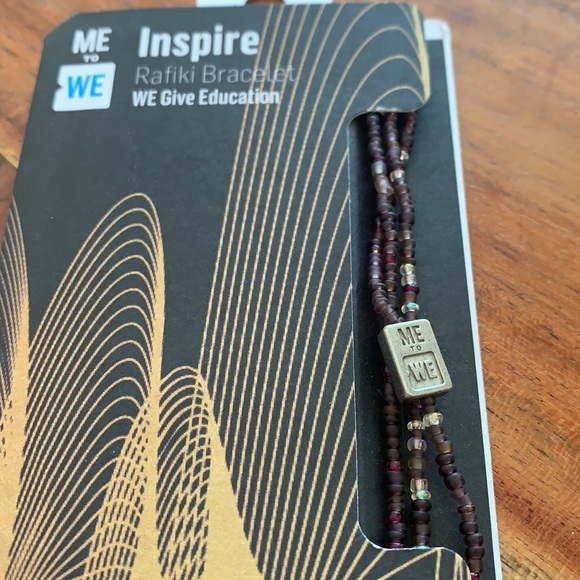Me to We Rafiki bracelet, “Inspire” edition NWT - Picture 2 of 3